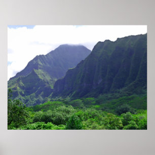 Koolau Mountains Poster
