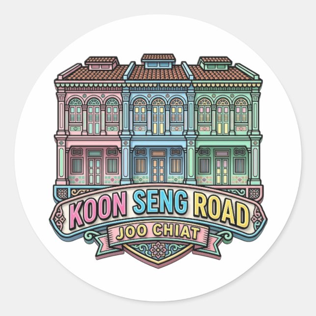 KOON SENG ROAD CLASSIC ROUND STICKER (Front)