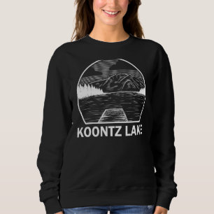 Koontz Lake Indiana Funny Fishing Camping Summer Sweatshirt