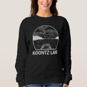 Koontz Lake Indiana Funny Fishing Camping Summer Sweatshirt