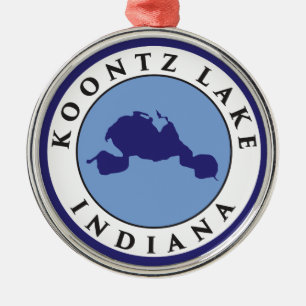 Koontz Lake, Indiana Metal Ornament