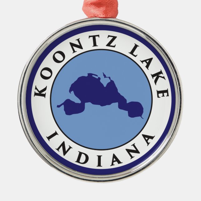 Koontz Lake, Indiana Metal Ornament (Front)