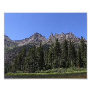 Kootenai lake, Glacier National Park Montana Photo Print