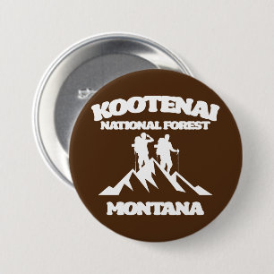 Kootenai National Forest, Montana 7.5 Cm Round Badge