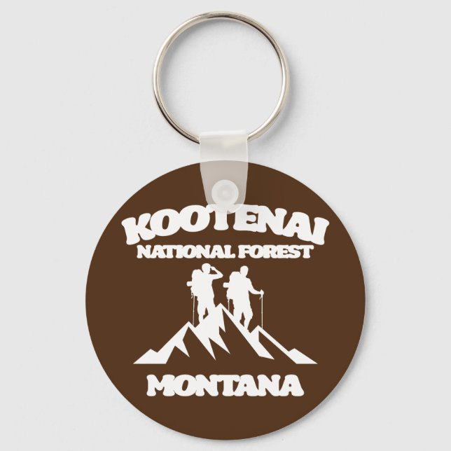 Kootenai National Forest, Montana Key Ring (Front)