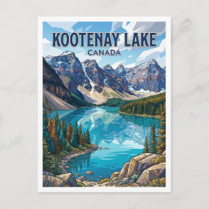 Kootenay Lake Nelson Canada Postcard
