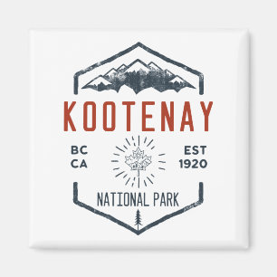 Kootenay National Park Canada Vintage Distressed Magnet