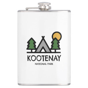 Kootenay National Park Hip Flask