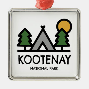 Kootenay National Park Metal Ornament