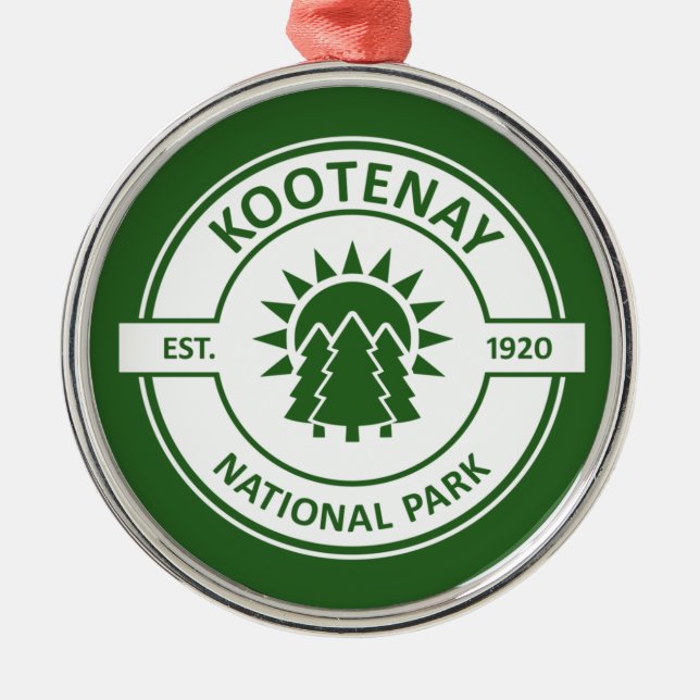 Kootenay National Park Metal Ornament (Front)