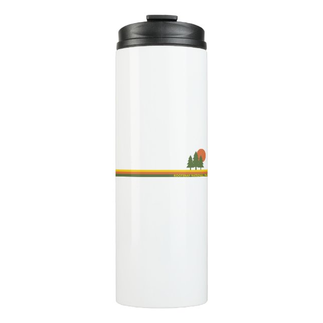 Kootenay National Park Pine Trees Sun Thermal Tumbler (Front)