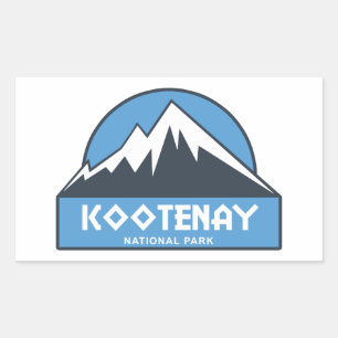 Kootenay National Park Rectangular Sticker