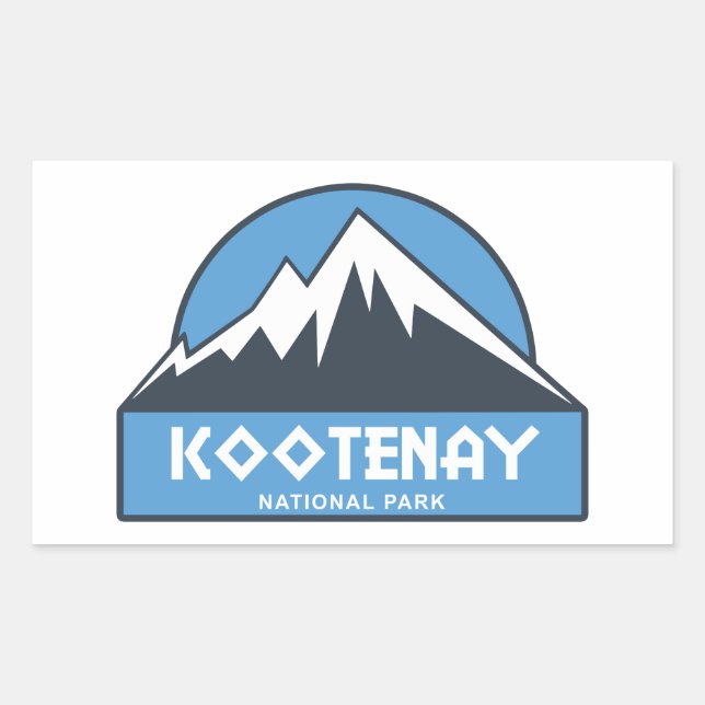 Kootenay National Park Rectangular Sticker (Front)