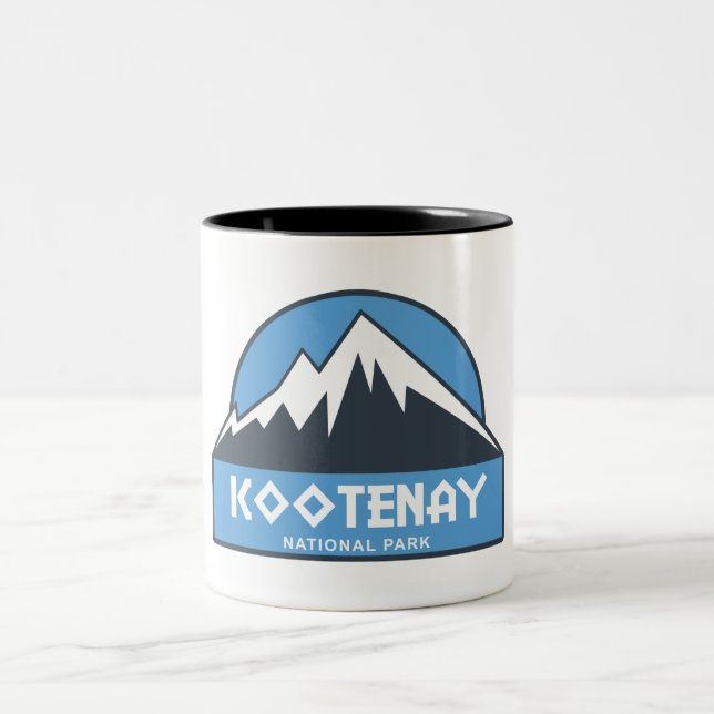 Kootenay National Park Two-Tone Coffee Mug (Center)