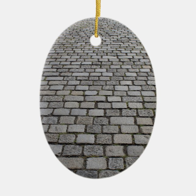 Kopfsteinpflaster Ceramic Tree Decoration (Front)