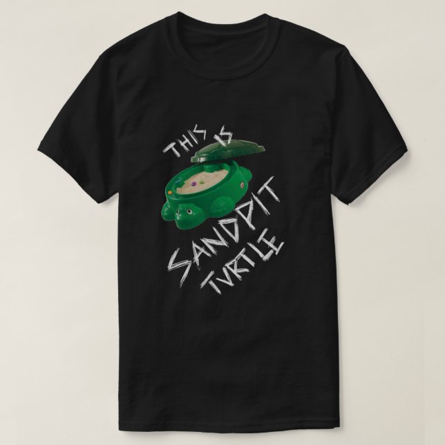 Kopie von This Is Sandpit Turtle - bmth meme - whi T-Shirt (Design Front)
