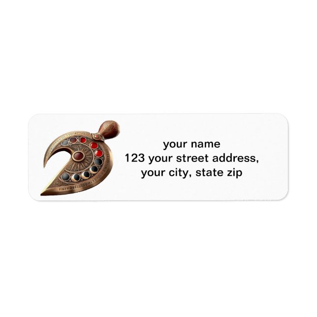Kopis  return address label (Front)