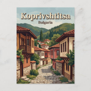 Koprivshtitsa Old Town Bulgaria Postcard