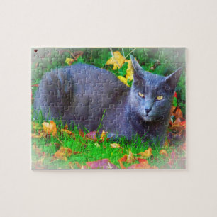 Korat Cat Jigsaw Puzzle