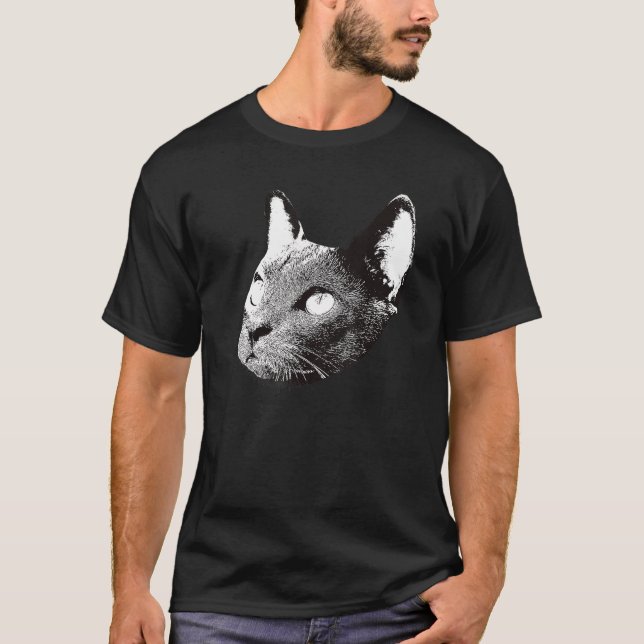 Korat Cat T-Shirt (Front)