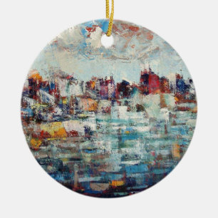 Korcula Town Ceramic Tree Decoration