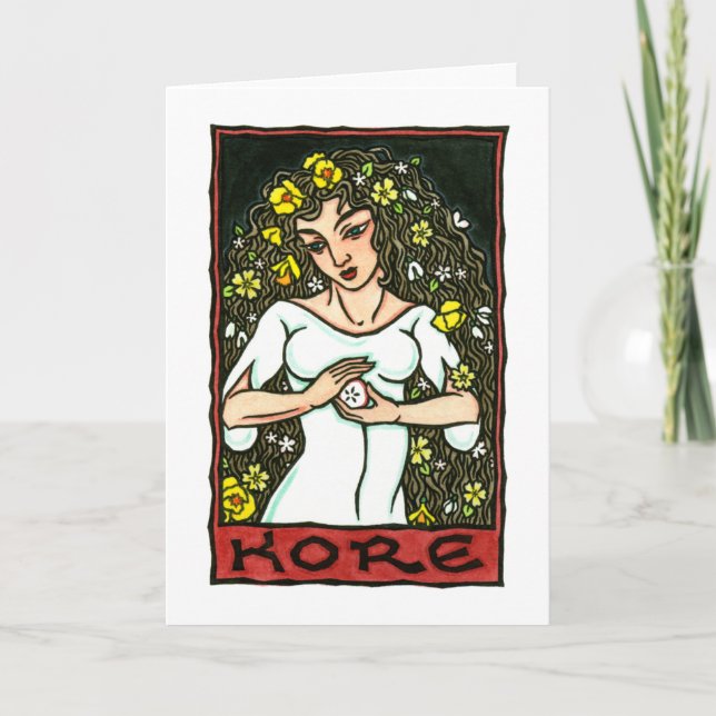 Kore Greeting Card (Front)
