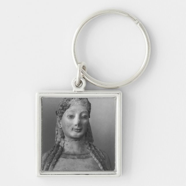 Kore known as Kore wearing a peplos Key Ring (Front)