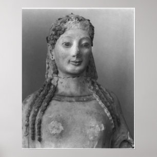 Kore known as Kore wearing a peplos Poster