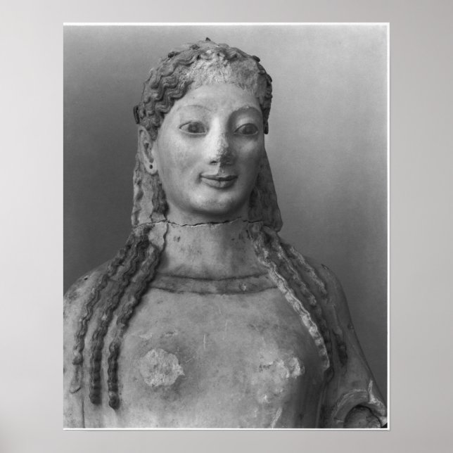 Kore known as Kore wearing a peplos Poster (Front)