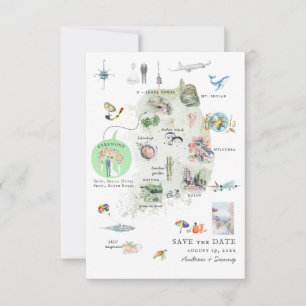 Korea Destination Wedding Itinerary Map