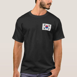 Korea Flag With Vintage Korean National Colours T-Shirt