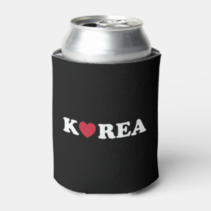Korea Love Heart Can Cooler