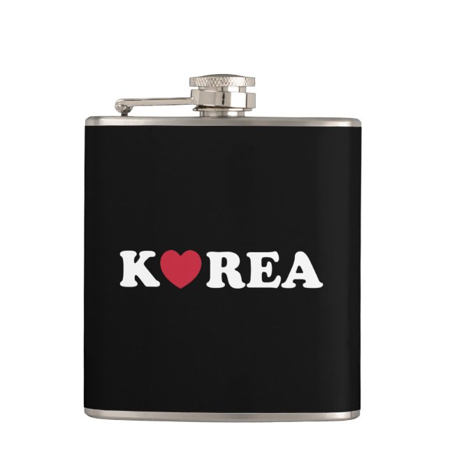 Korea Love Heart Flask (Front)