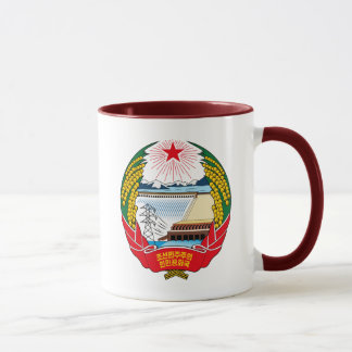 korea north emblem mug