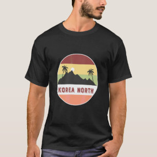 Korea North Mountain And Palms T-Shirt