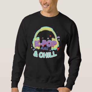 Korea Pop Music Symbol Chill Teen Girls Merch Past Sweatshirt