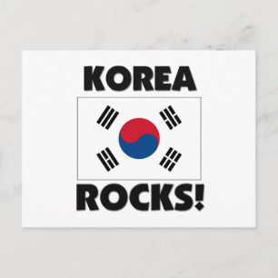 Korea Rocks Postcard