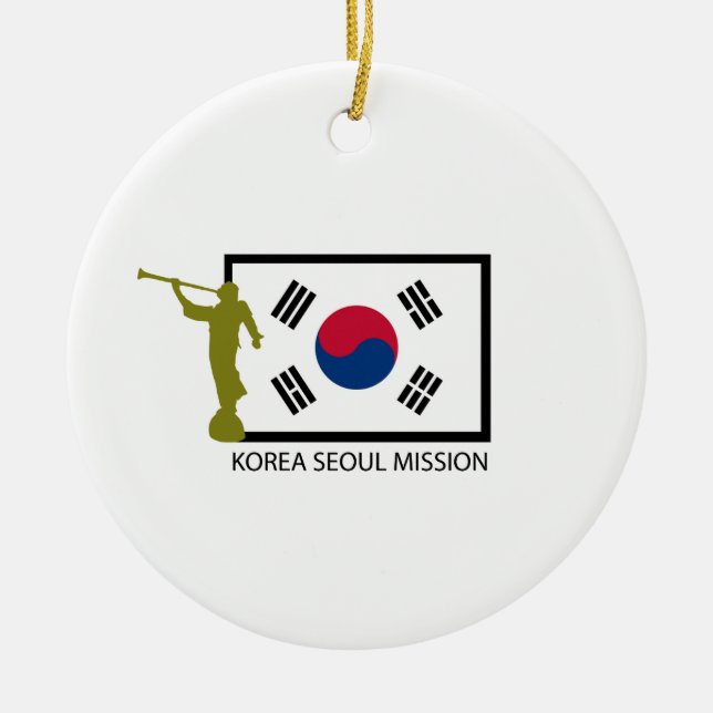 KOREA SEOUL MISSION LDS CTR CERAMIC ORNAMENT (Front)