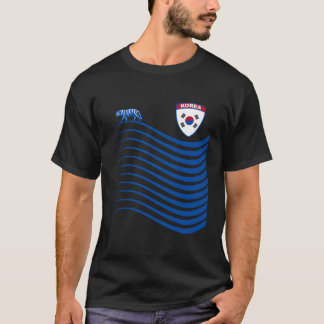 Korea Soccer Jersey South Korea Basketball Flag Gi T-Shirt