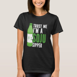 Korea Soju Alcohol Drinking Food Kpop T-Shirt