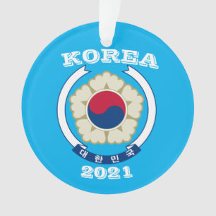 Korea Trip Christmas Ornament