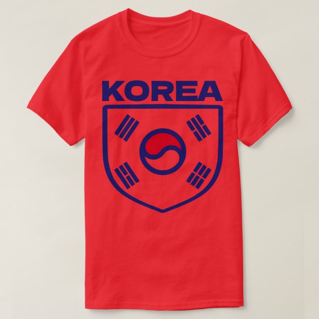 Korea World Cup Soccer T-Shirt (Design Front)
