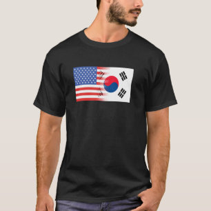 Korean American Flag South Korea USA T-Shirt