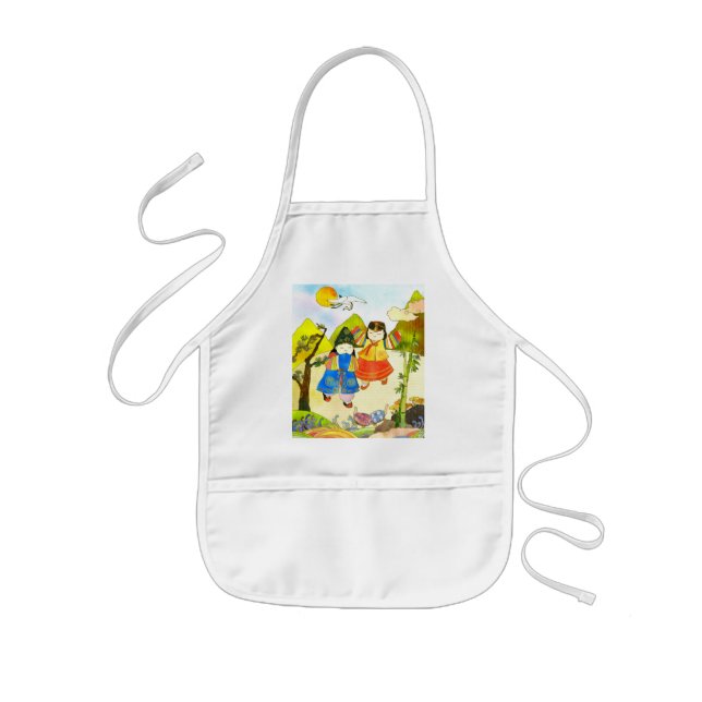 Korean Baby's First Birthday Kids Apron (Front)