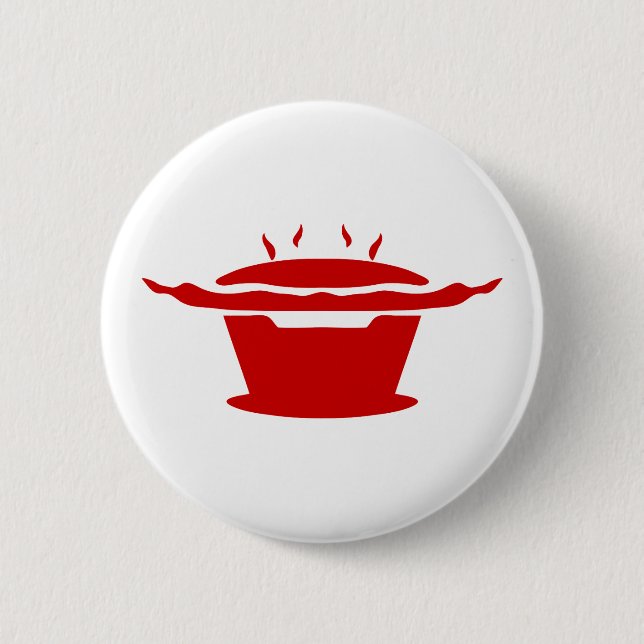 Korean BBQ (고기구이) Sign 6 Cm Round Badge (Front)