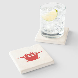 Korean BBQ (고기구이) Sign Stone Coaster