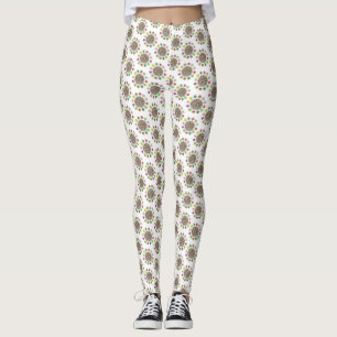 Korean BBQ Barbecue Roast Bulgogi Banchan Food Leggings