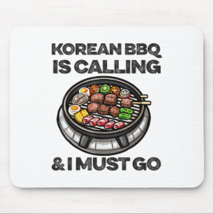 Korean Bbq Funny Korean Barbecue Food Lover Asian Mouse Pad