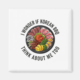 Korean Bbq Funny Korean Byrbecue Food Lover Asian  Magnet