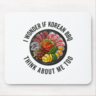 Korean Bbq Funny Korean Byrbecue Food Lover Asian Mouse Pad